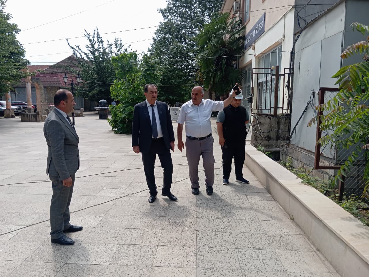 Taleh Qaraşov Lənkəranda aparılan yenidənqurma işləri ilə tanış olub - FOTOLAR